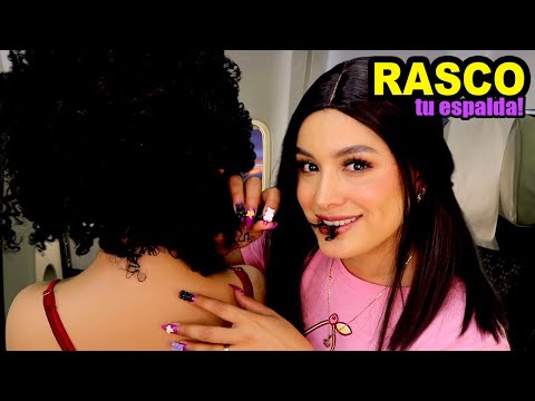 Extraña 😱 RASCA tu ESPALDA en el AVIÓN ✈️🤤 ASMR para dormir