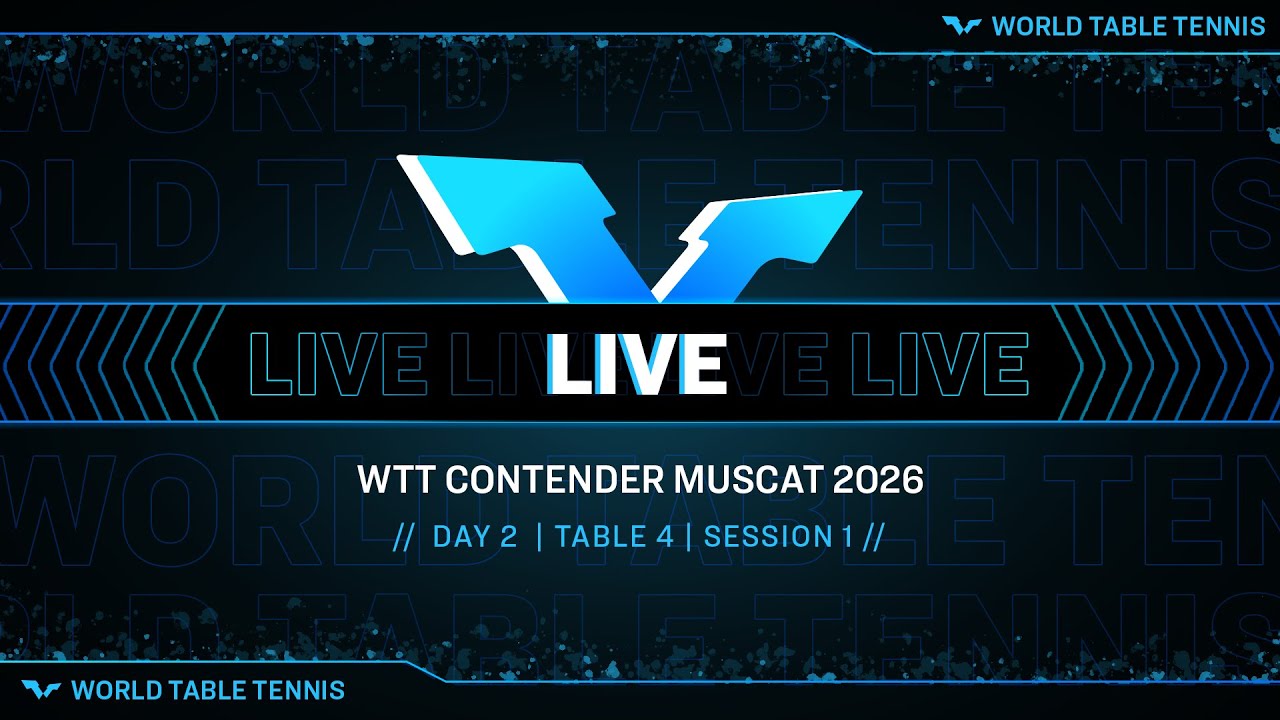 LIVE! | T4 | Day 2 | WTT Contender Muscat 2026 | Session 1