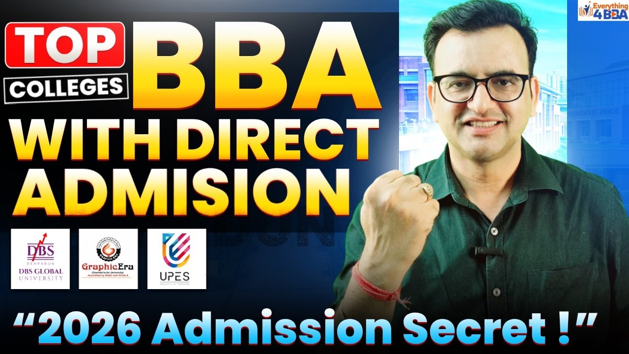 BBA Admission Without JEE | Direct Entry to Top Colleges 2026 - YouTube