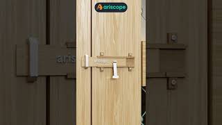 Smart Sliding Door Latch with Metal Handles  #ariscope