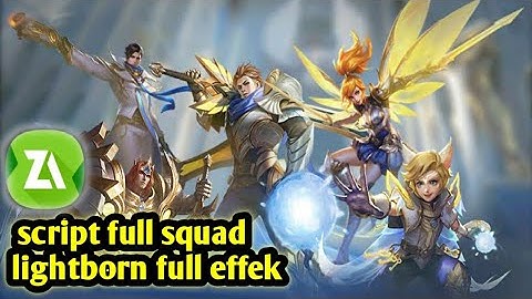 Script skin squad lightborn full effek