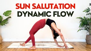 Sun Salutation Yoga Flow | Dynamic Vinyasa Yoga Flow | 40 minutes Morning Yoga