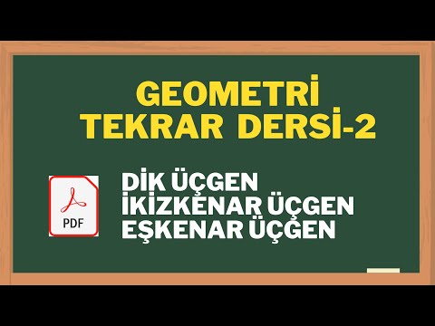 GEOMETRİ TEKRAR DERSİ-2