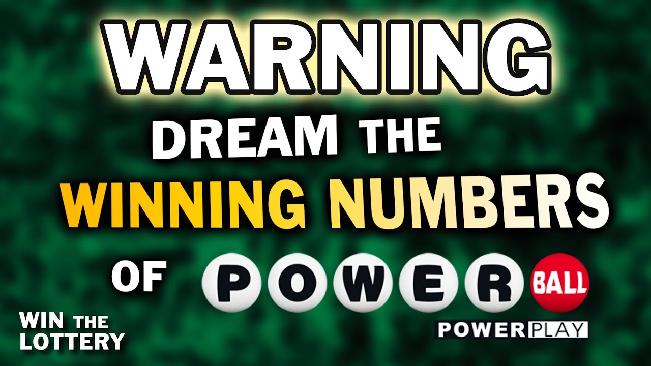 WIN the POWERBALL LOTTERY   Dream the Winning Numbers of LOTTERY   Tremendous Good Luck Magnet