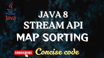 Java 8 | Stream API: Map Sorting with Comparator | 💯 Code walk-through | @concisecode