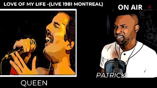 QUEEN- LOVE OF MY LIFE- (LIVE Rock Montreal 1981) -REACTION VIDEO