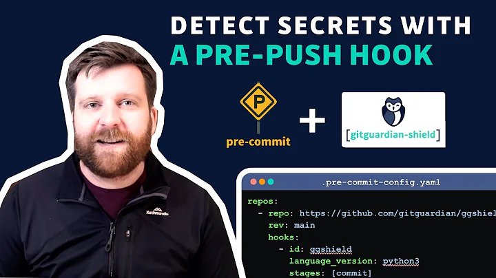 How to create a pre-push git hook to detect secrets like API keys & credentials