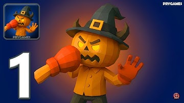 Pumpkin Punch: Halloween Smash - Gameplay Walkthrough Part 1 - Ragdoll Pumpkun Punch (Android, iOS)