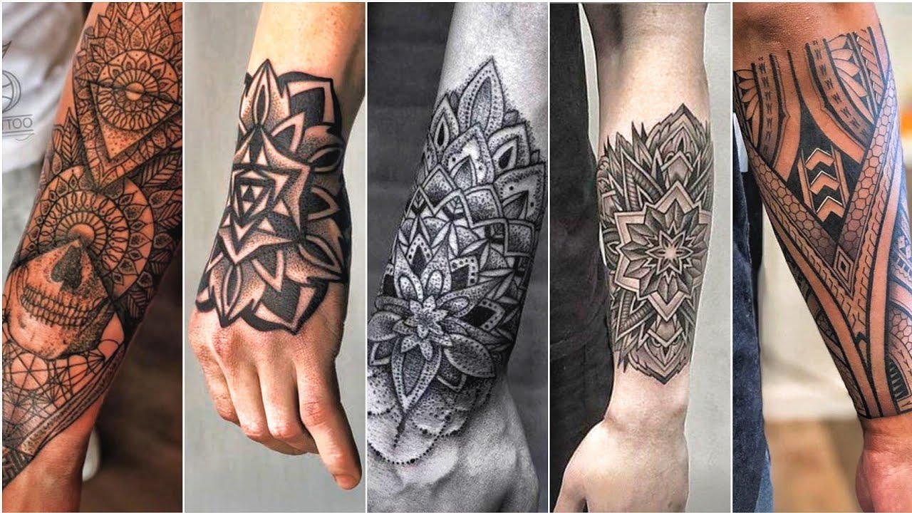 Mandala tattoos for men | Mandala arm tattoos | Wrist tattoos for men |  #Ashutoshtattooz - YouTube