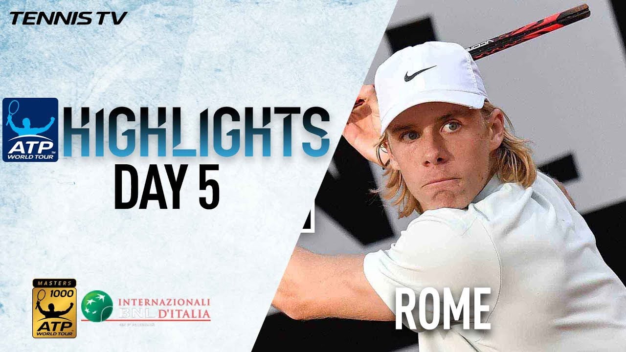 Highlights: Shapovalov Edges Berdych For Milestone Win In Rome 2018