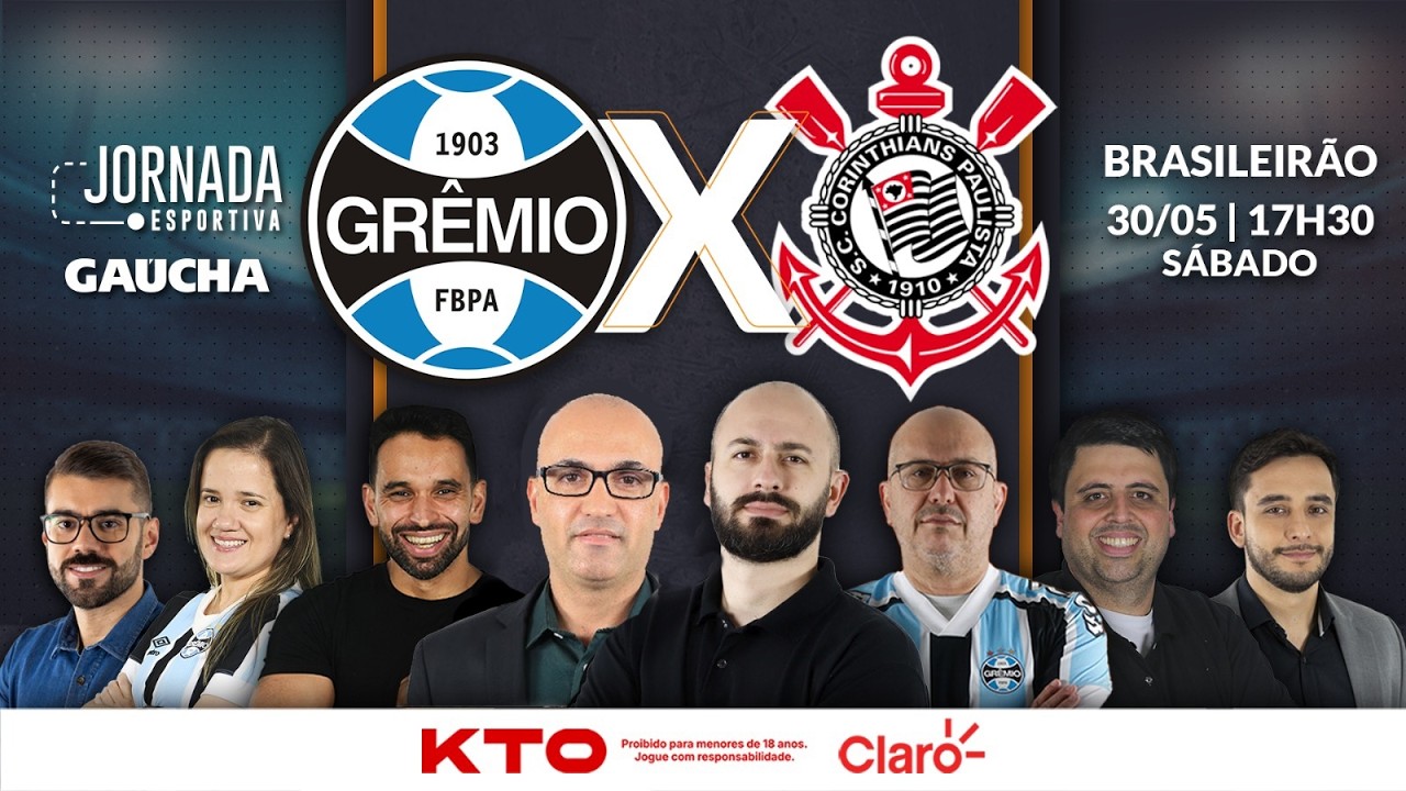 AO VIVO: GRÊMIO 1x3 CORINTHIANS | BRASILEIRÃO | JORNADA DIGITAL | 30/05/2026