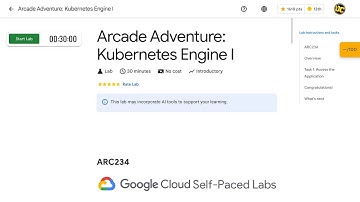 Arcade Adventure: Kubernetes Engine I ARC234