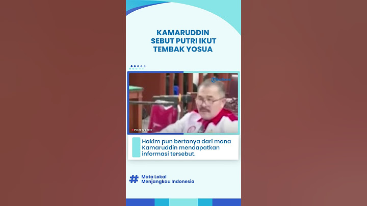 Kamaruddin Beri Kesaksian dalam Sidang Bharada E, Sebut Putri Ikut Tembak Yosua Pakai Senjata Jerman