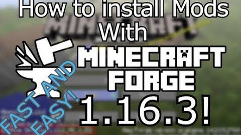 How to install Minecraft Mods For 1.16.3! In 1 Minute!