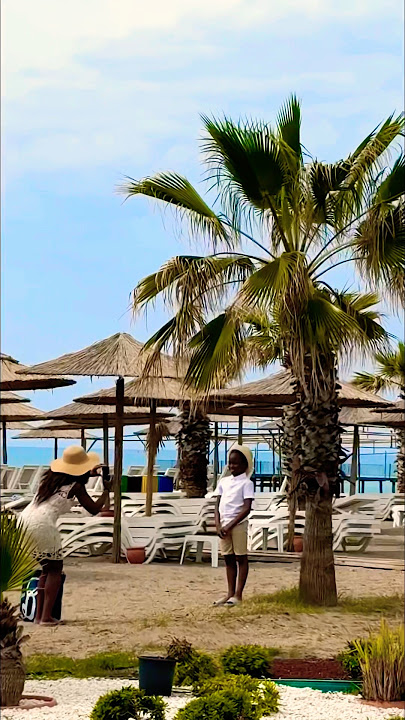 Palm Beach, Lara, Antalya 🏖️☀️🌊 #antalyaturkey #beachviews #shorts