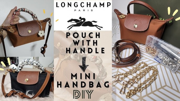 🛍️ Longchamp Le Pliage City Pouch with Handle ใหม่ล่าสุด จะถือก็