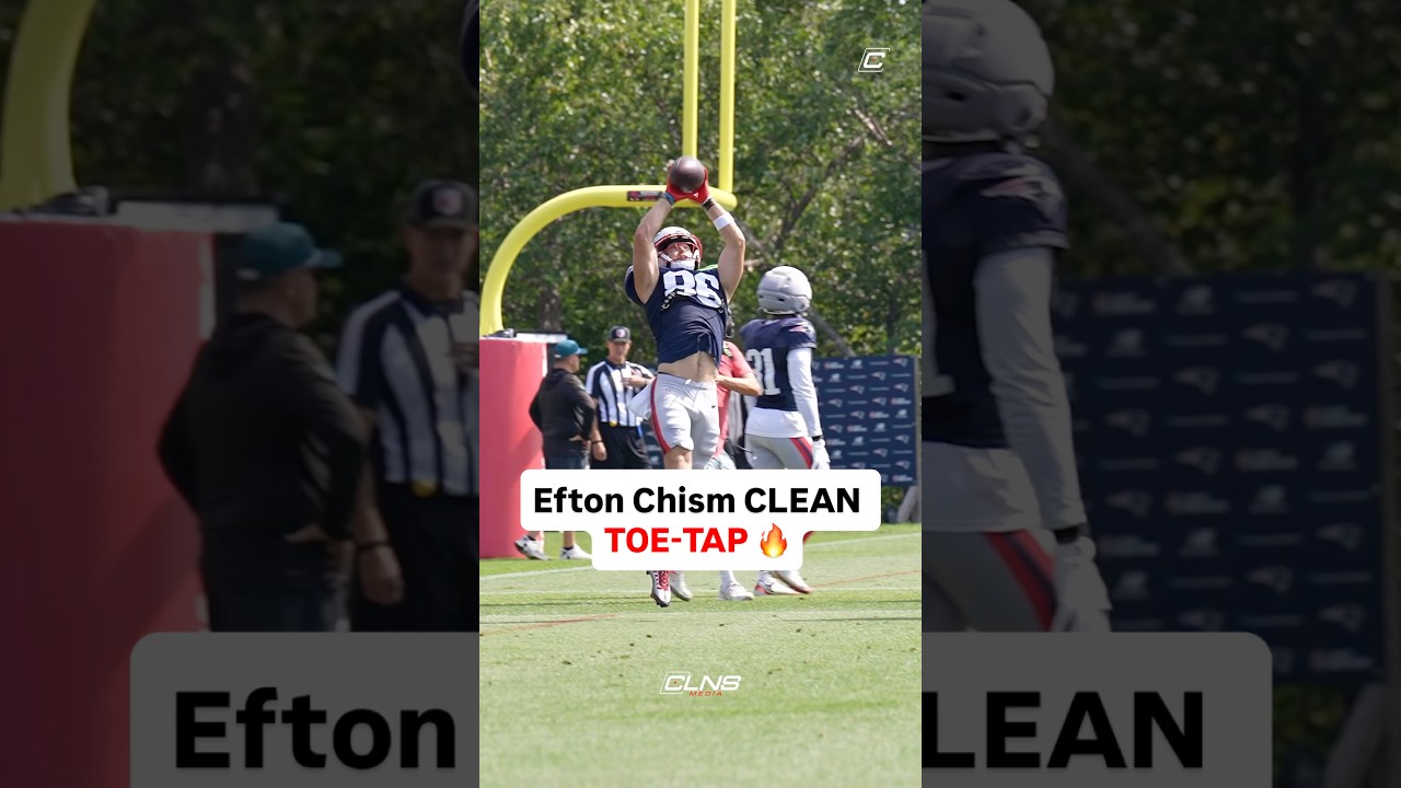 Efton Chism CLEAN TOE-TAP TD in 1 on 1’s