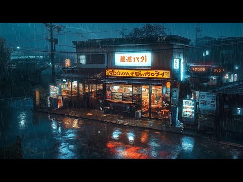 Mellow Osaka Evenings 🌧️  Chillhop Beats with Serene Urban Atmosphere