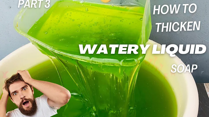 Come addensare il sapone liquido acquoso con la soda solvay