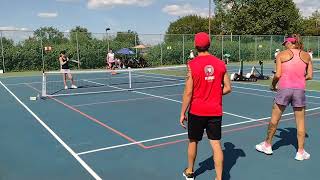 semi finals Owl Park Ottawa July 17 2022, Alex Brunet & Sara Weiss vs Louis Charles Amyot & Emma Li
