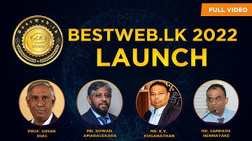 BestWeb.lk 2022 Launch | Webinar 1 #BestWeb2022