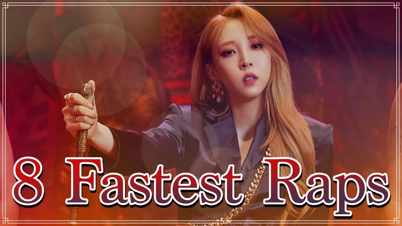 8 FASTEST MOONBYUL RAPS [Mamamoo] (Subtitles)