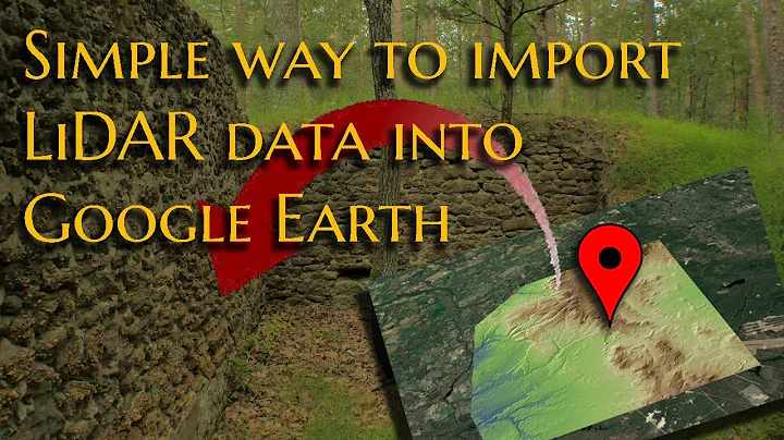 LiDAR data import into Google Earth.  Hidden historic ruins discovery!