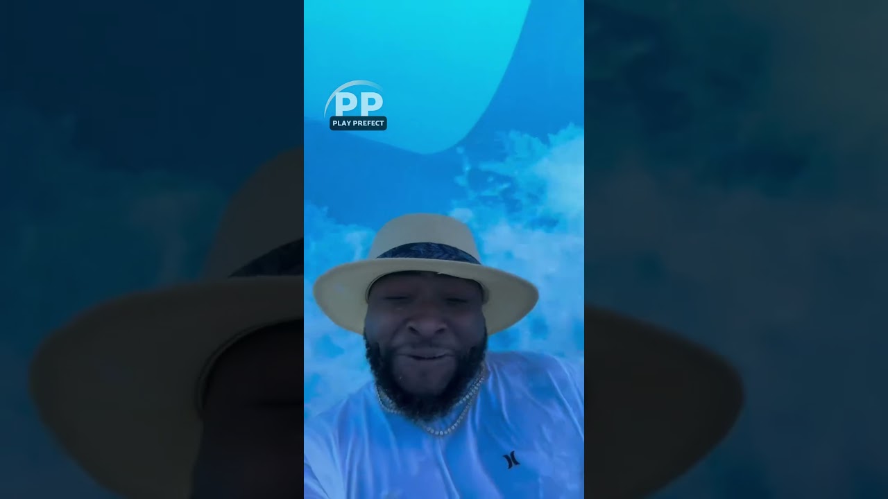 Davido screaming while Riding the Water slides in Bahamas 🇧🇸😂😂😂 