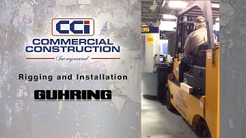 CCI Guhring Inc Video Rigging and Equipment Installation