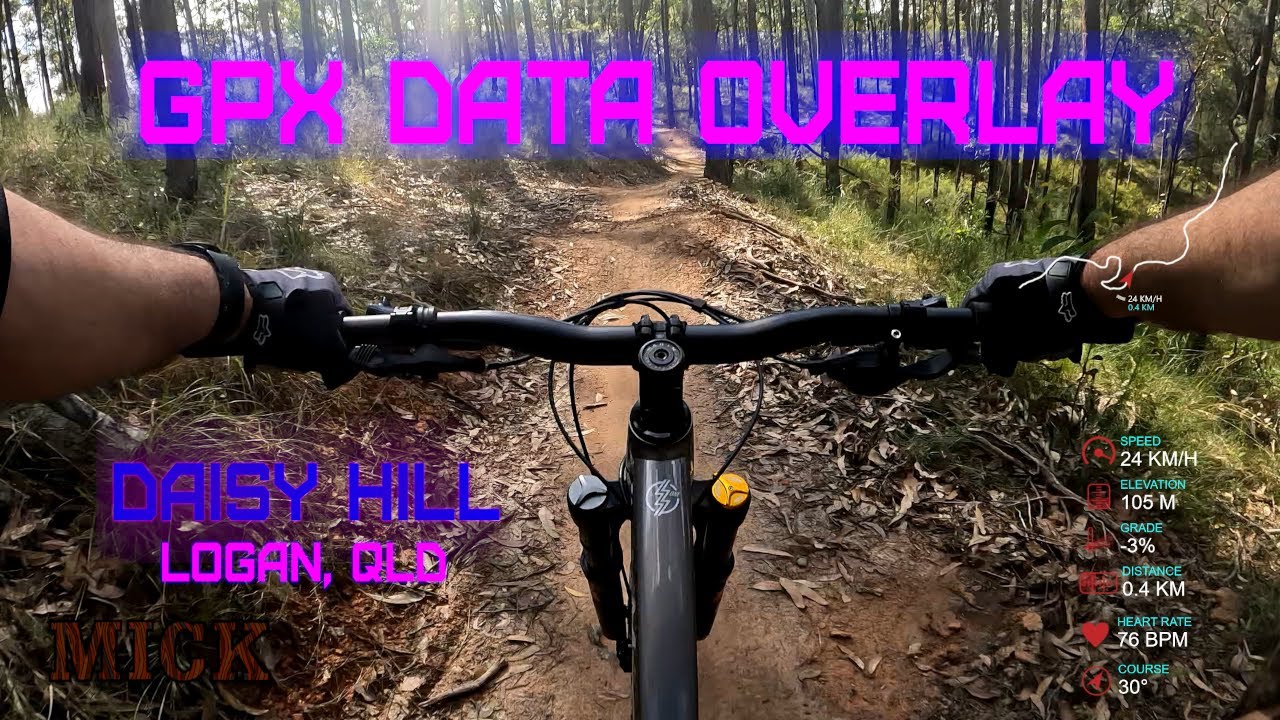 I tried Overlays for my MTB Videos | Daisy Hill | LOGAN QLD