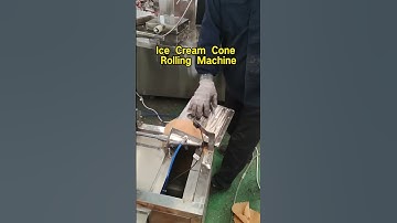 Ice Cream Cone Rolling Machine/Waffle Cone Making Machine