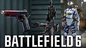 Battlefield 6 -  Solider Customization / Weapons Skins & Every Mastery Weapon