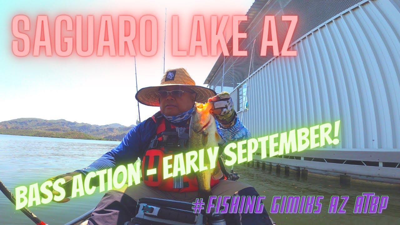 Fishing Saguaro Lake AZ (Sept. action) 2021
