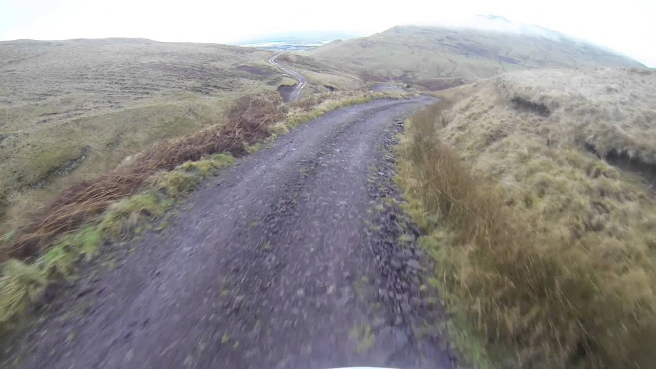 Downhill MTB in the Ochil Hills