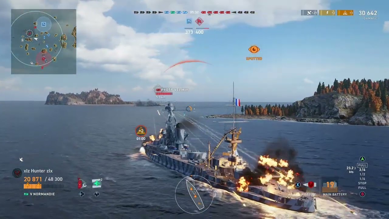 Normandie Dev Strike World of Warships Legends