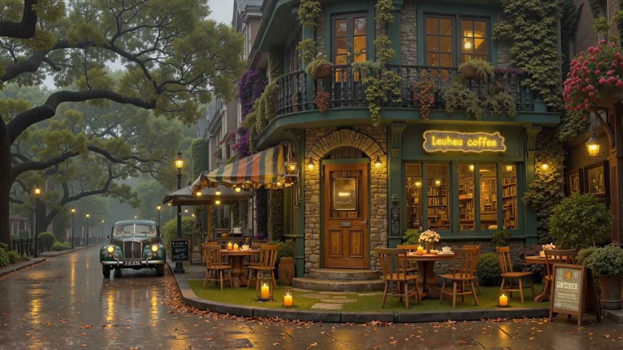 Find Peace with Jazz Music & Relaxing Moments | Old Village with Elegant Jazz Piano For Unwind