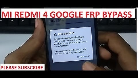 mi redmi 4 android 7.1 miui 9 google frp bypass