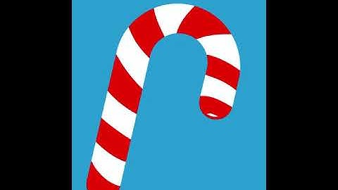 DRAWING A CANDY CANE ON PROCREATE