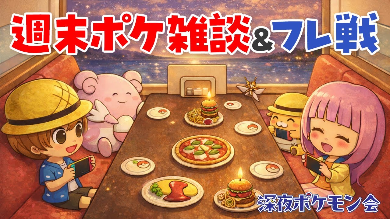 【SV／ZA／ポケポケ／剣盾】雑談＆ゲーム問わずポケモンフレ戦の1時間配信【盛り上がれば延長するよ！】