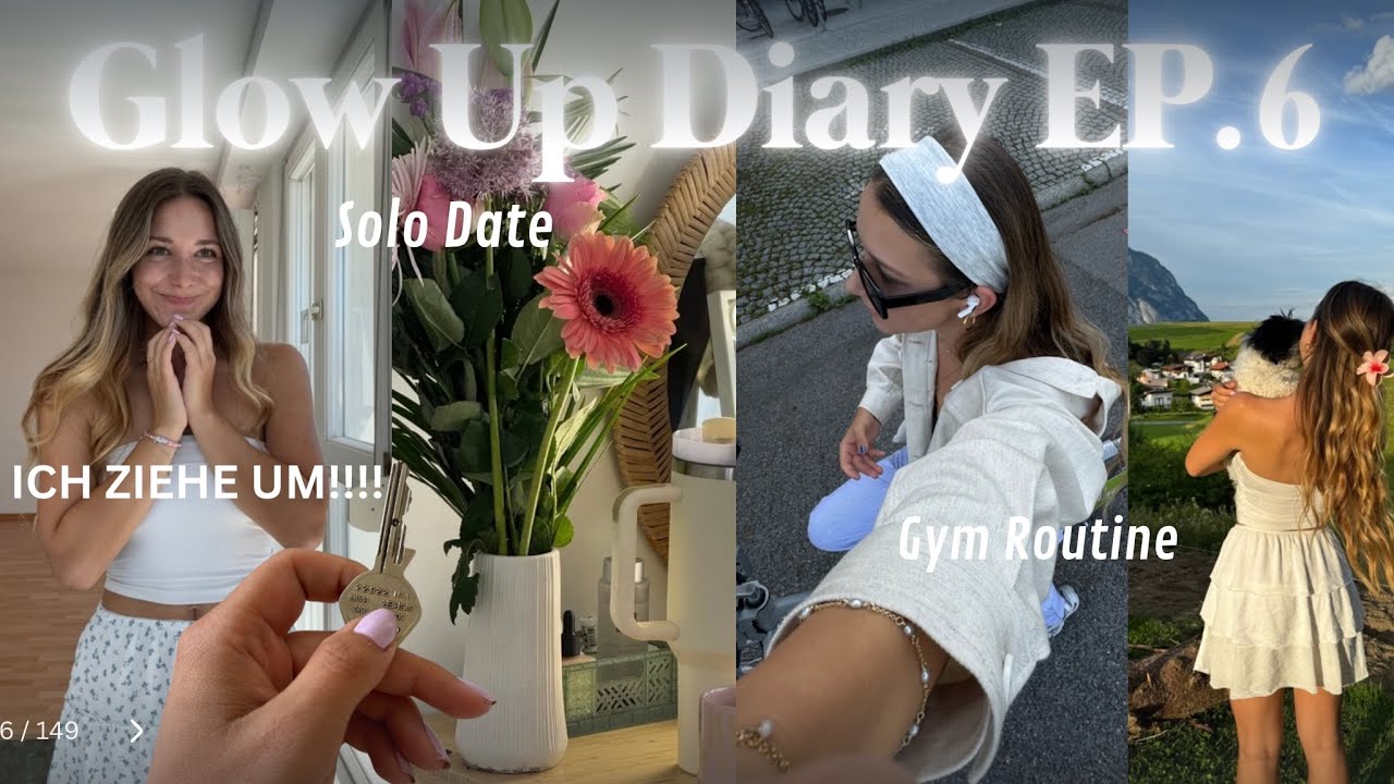 GLOW UP DIARY EP. 7 💌 // ICH ZIEHE UM!!!! 🥹, große Hoch & Tiefs, alleine auf Mallorca?, XXL Vlog