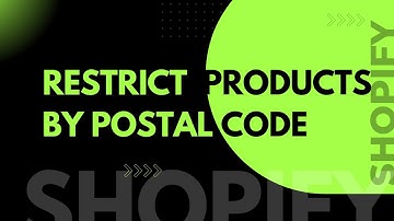 Restrict Products by Zip or Post Code in Shopify Without an App | Client Showcase