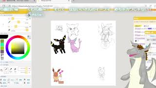 定期絵チャ配信