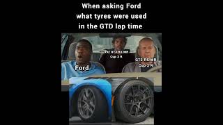 hahaha nice slicks #fordmustang #ford #mustanggtd #gtd #nurburgring
