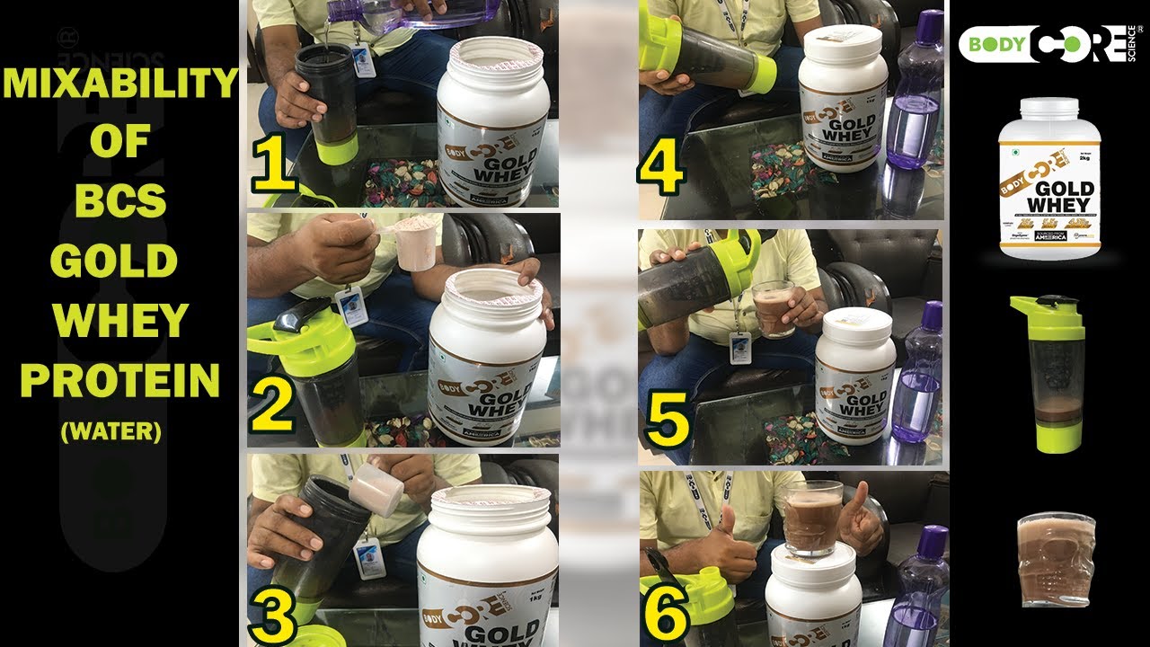 Whey Protein How to Mix Protein with Water BCS Whey Protein