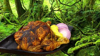 The Best Whole Chicken with Rum Cooked in Nature 🔥 ASMR Cooking | Crispy Hut