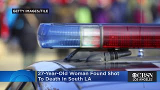 Woman Found Shot To Death In South LA, Shooting Suspect Still At-Large