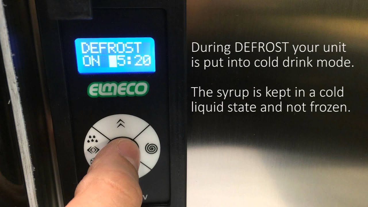 Set Time and Defrost Elmeco First Class..