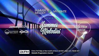 Summer Melodies on DI.FM - January 2024 with myni8hte (New Year Special)
