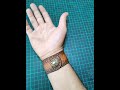 Leather Bracelet __ Leather craving __ for MAROINE