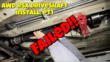 AWD RSX Driveshaft Install (Part 1) – Tunnel Cutting + Freelander Viscous Coupler